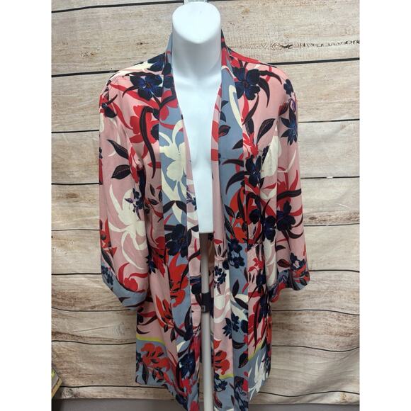 Cabi Cardigan Duster Womens Size Small XS Long Sleeve Floral Career Boho - Picture 7 of 11